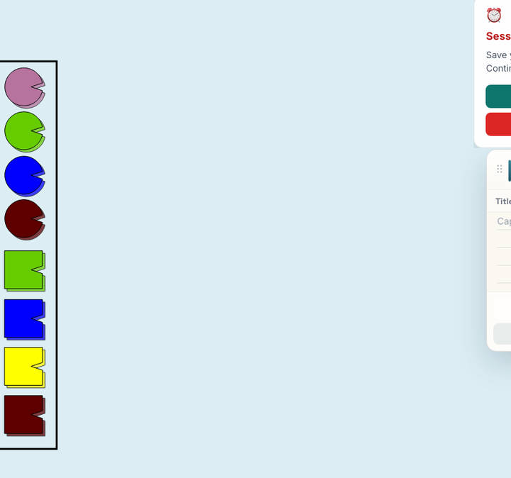 Session paused card with Continue session and End Session on Flex